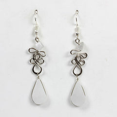 Oval Curves Earrings-Siesta Crafts
