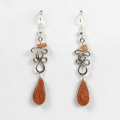Oval Curves Earrings-Siesta Crafts