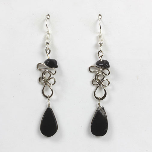 Oval Curves Earrings-Siesta Crafts