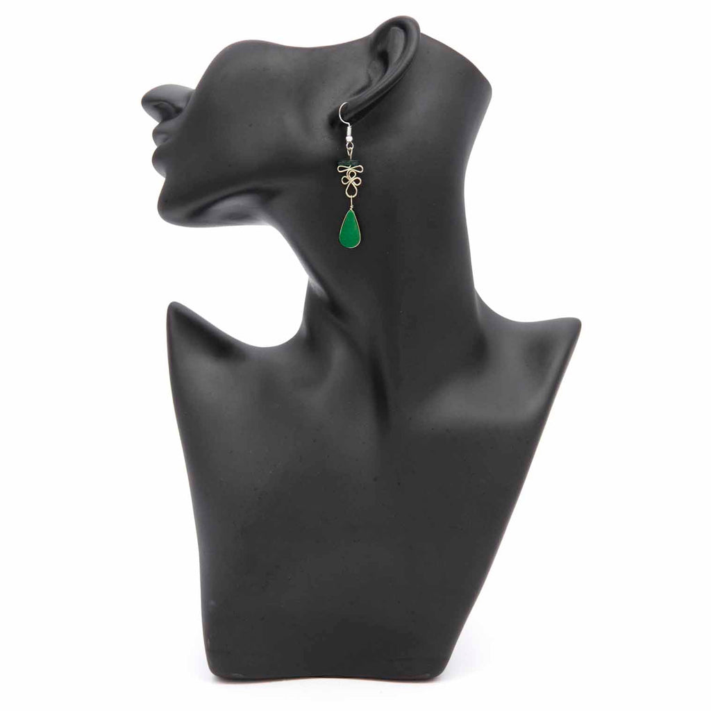 Oval Curves Earrings-Siesta Crafts