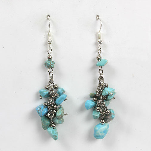 Stone Cascade Earrings-Siesta Crafts