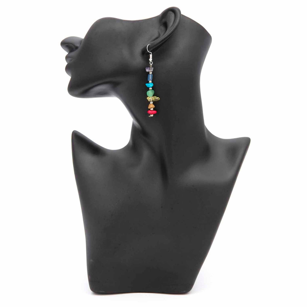 Chakra Stick Earrings-Siesta Crafts