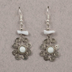 Spiral Flower Earrings-Siesta Crafts