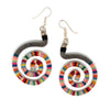 Vintage Manta Spiral Earrings-Siesta Crafts