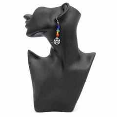 Pentacle Earrings-Siesta Crafts