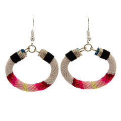 Vintage Manta Circle Earrings-Siesta Crafts