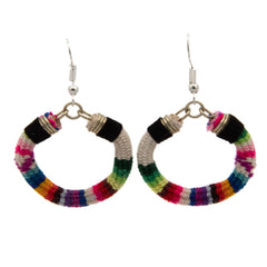 Vintage Manta Circle Earrings-Siesta Crafts