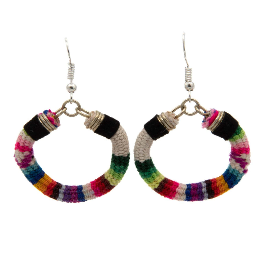 Vintage Manta Circle Earrings-Siesta Crafts