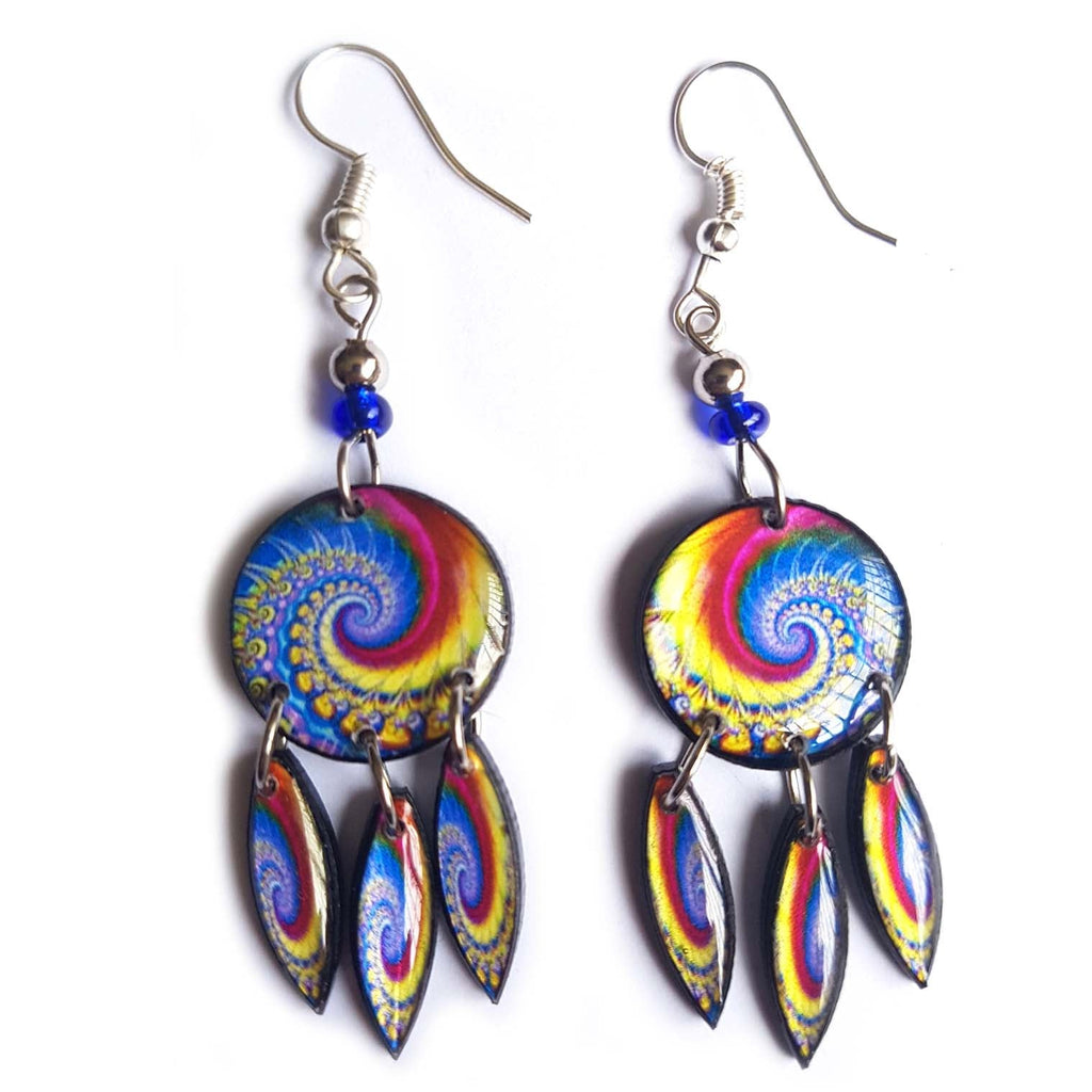 Spiral Earrings-Siesta Crafts