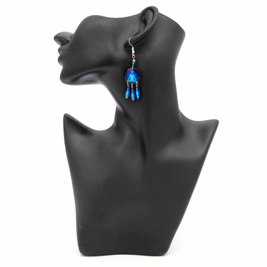Yoga Chakra Earrings-Siesta Crafts