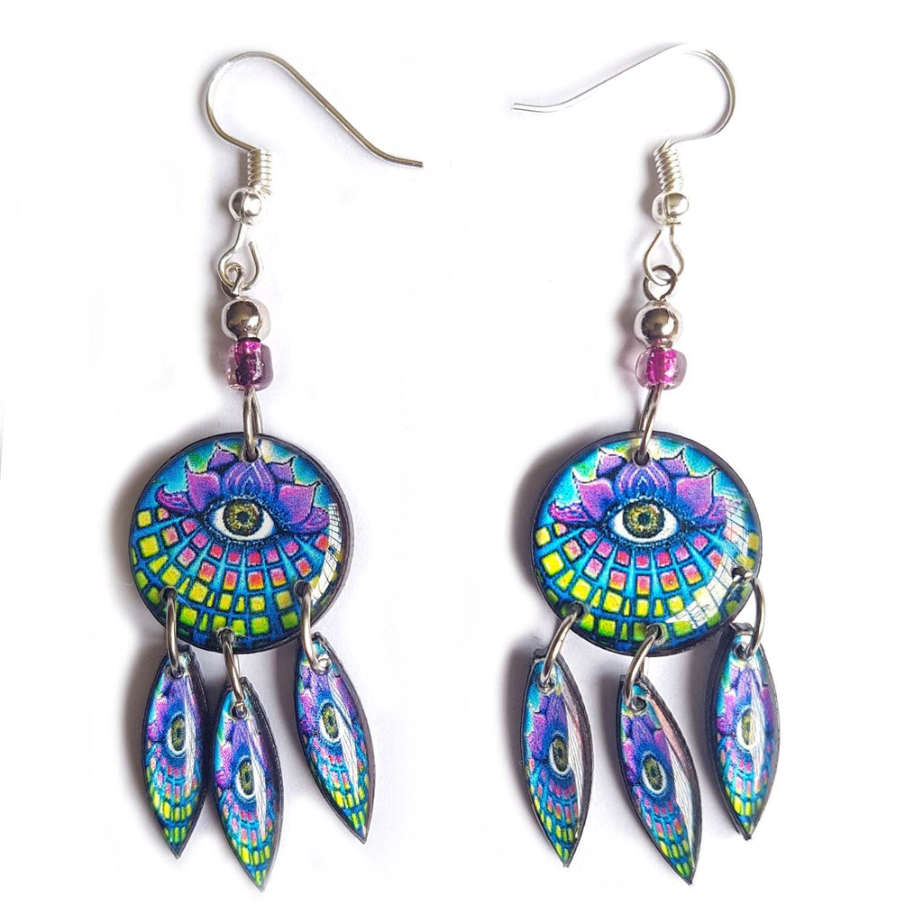 Third Eye Earrings-Siesta Crafts