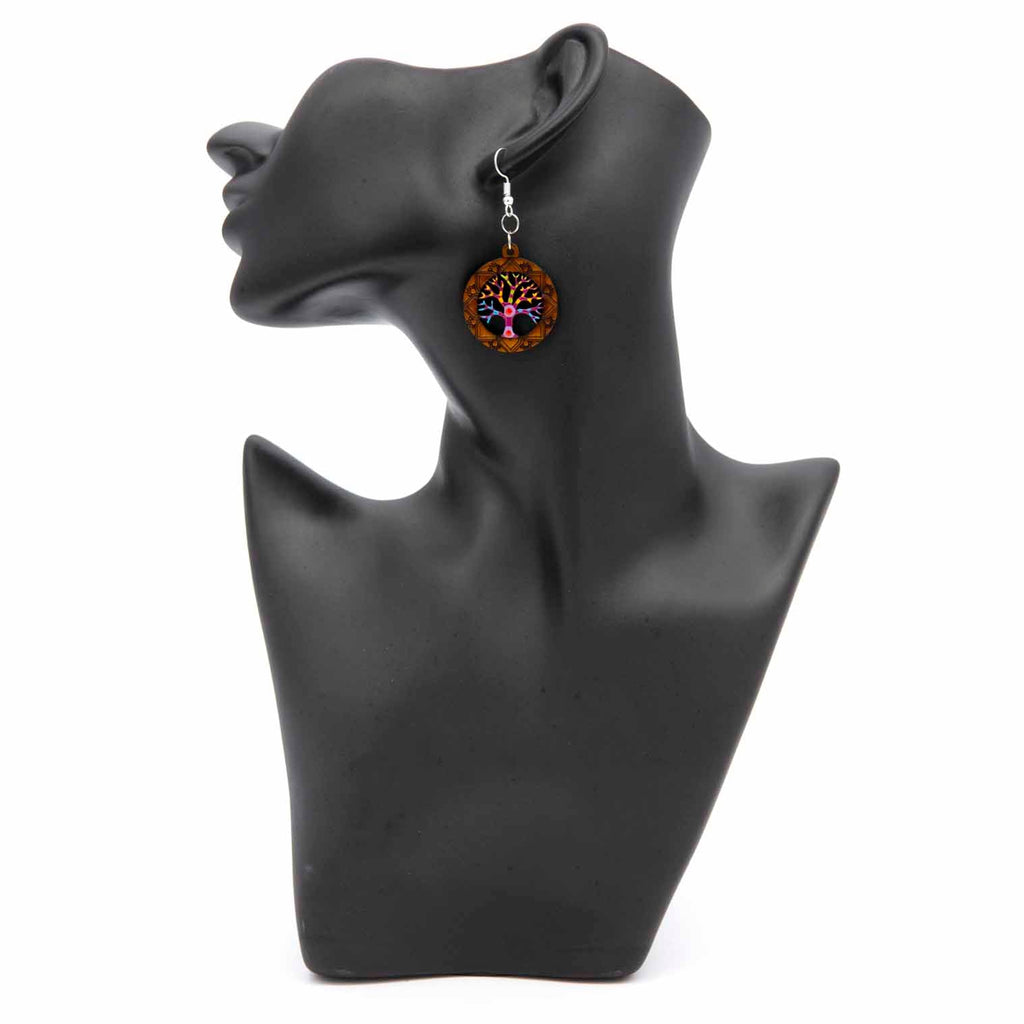 Tree Of Life Earrings-Siesta Crafts