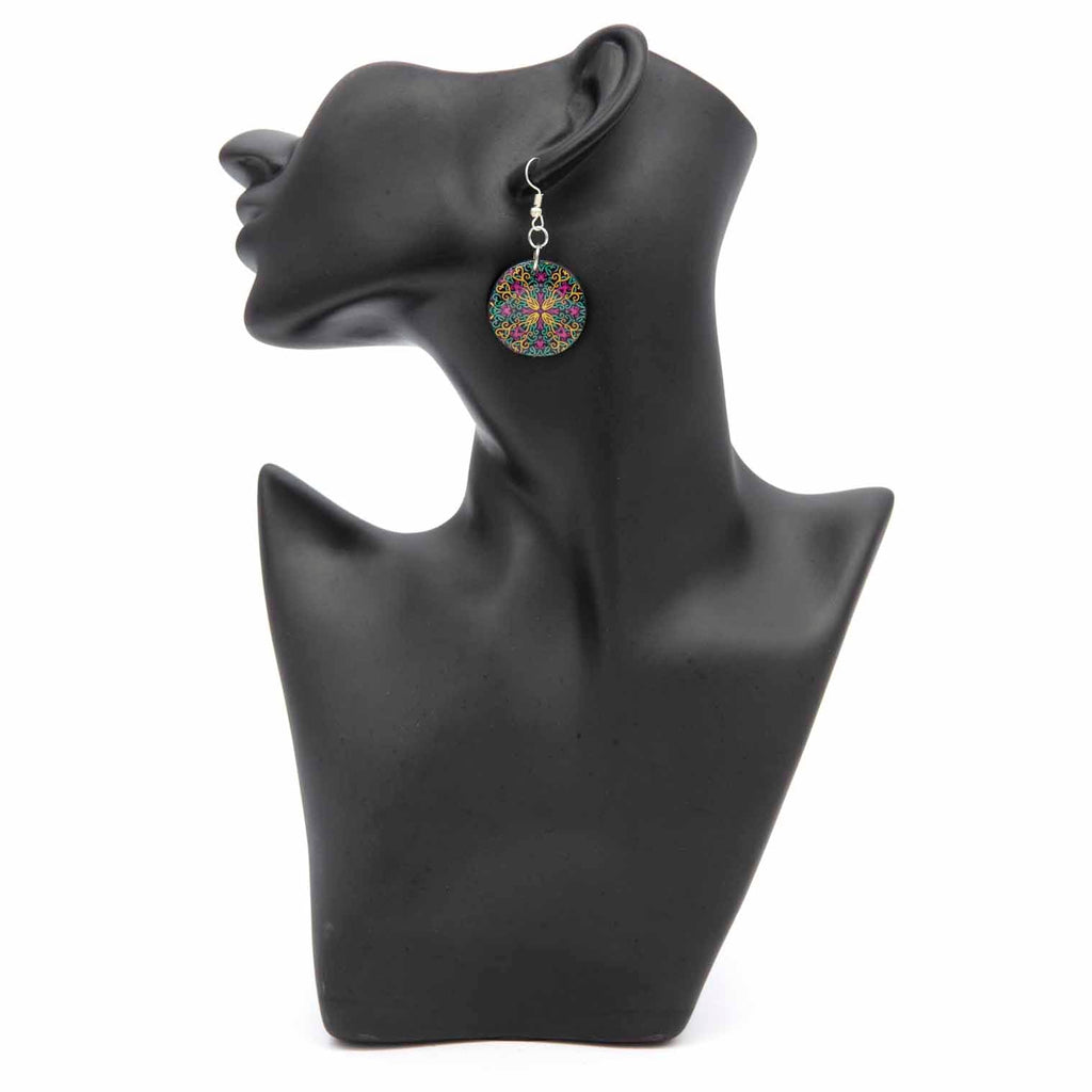 Disc Earrings-Siesta Crafts