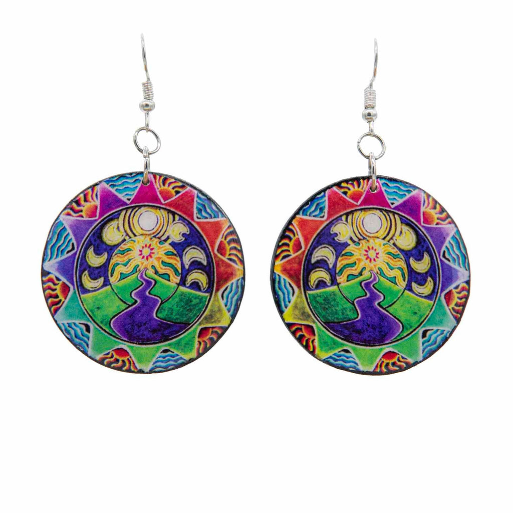 Sun Scene Earrings-Siesta Crafts