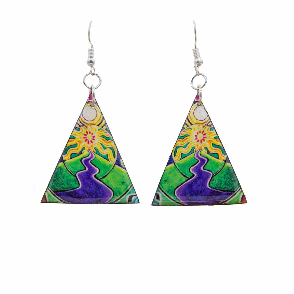 Sun Scene Earrings-Siesta Crafts