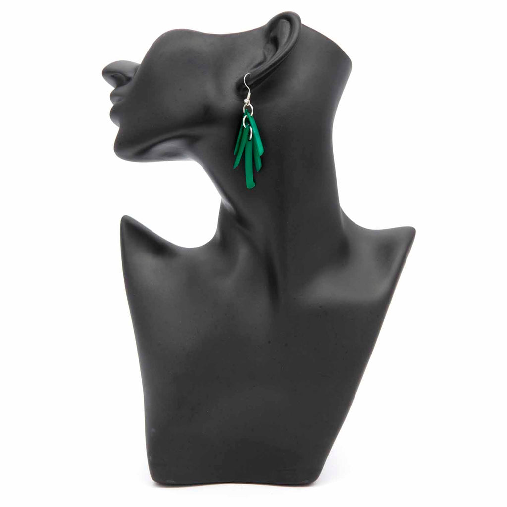 Tagua Cluster Earrings-Siesta Crafts