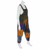 Stonewashed Patch Print Dungarees-Siesta Crafts