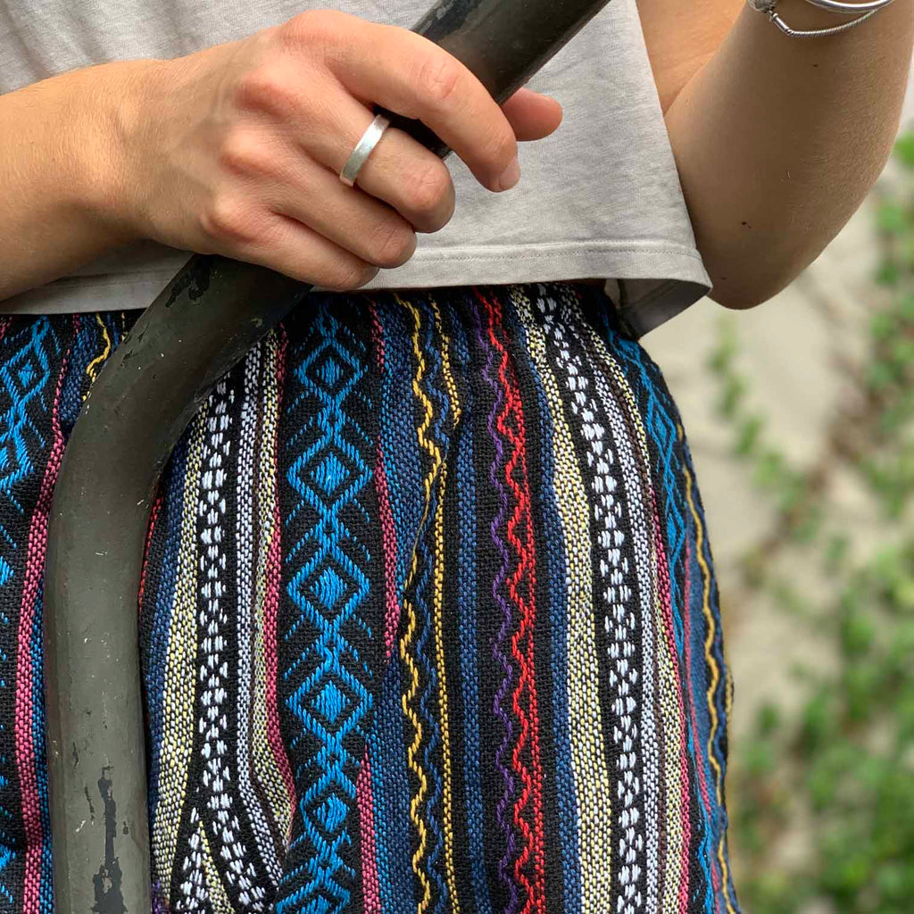 Thai Weave Shorts-Siesta Crafts