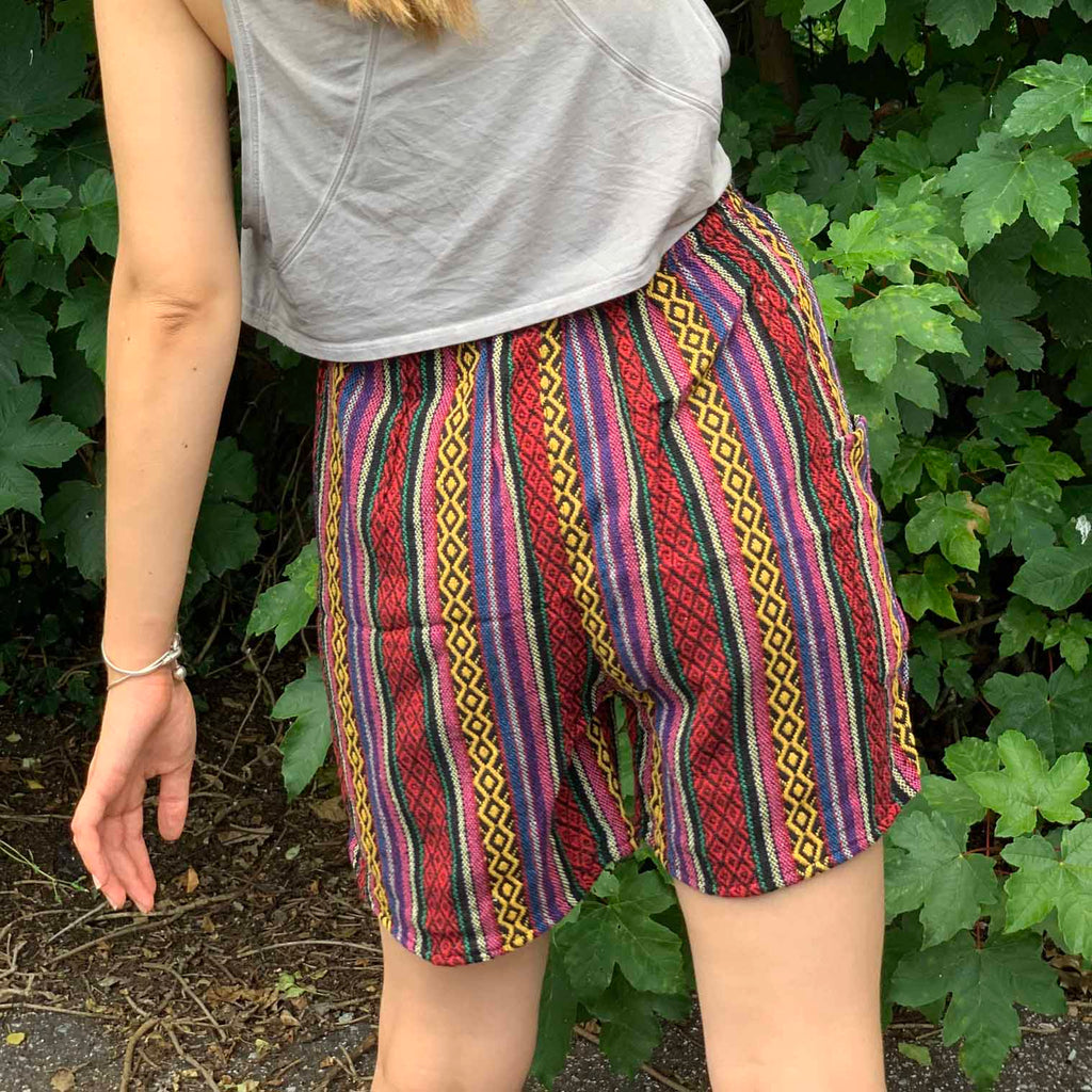 Thai Weave Shorts-Siesta Crafts