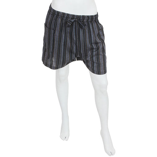 Nepalese Stripe Summer Shorts-Siesta Crafts