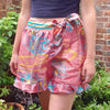Recycled Sari Flap Shorts-Siesta Crafts