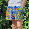 Abstract Elephant Shorts-Siesta Crafts