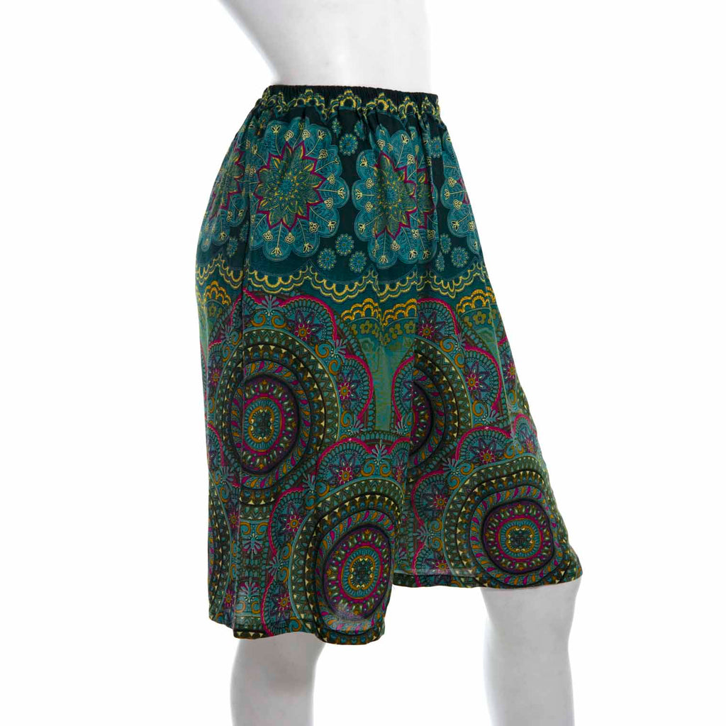 Thai Rose Knee Shorts-Siesta Crafts