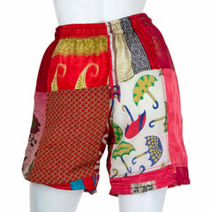 Recycled Sari Patch Shorts-Siesta Crafts