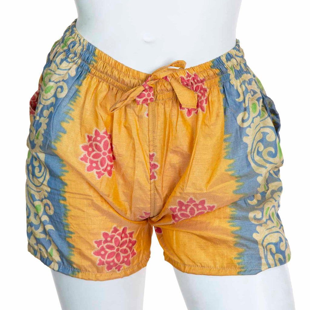 Recycled Sari Shorts-Siesta Crafts