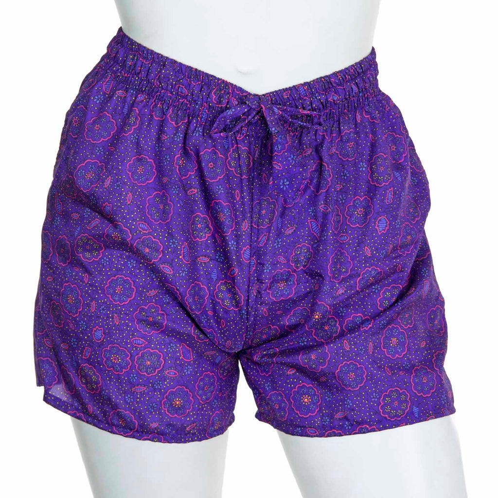 Recycled Sari Shorts-Siesta Crafts