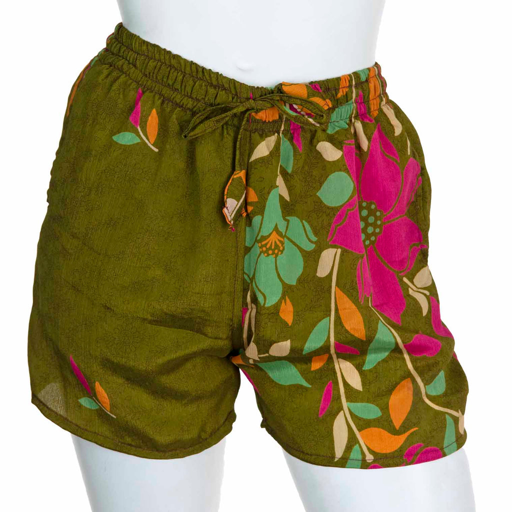 Recycled Sari Shorts-Siesta Crafts