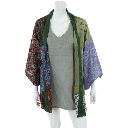 Recycled Sari Shrug-Siesta Crafts
