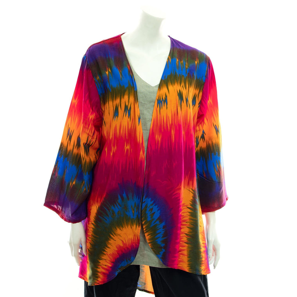 Swirl Tie Dye Shrug-Siesta Crafts