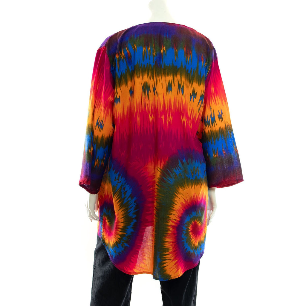 Swirl Tie Dye Shrug-Siesta Crafts