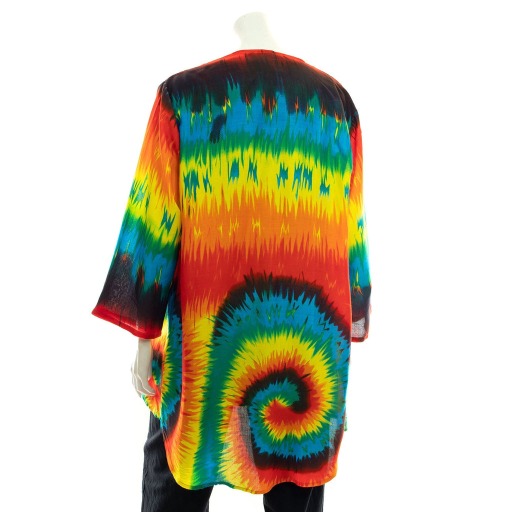 Swirl Tie Dye Shrug-Siesta Crafts