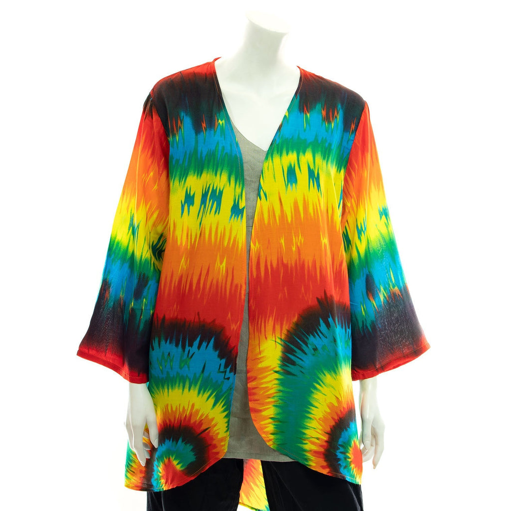 Swirl Tie Dye Shrug-Siesta Crafts