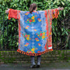 Kantha Tassel Shrug Jacket-Siesta Crafts