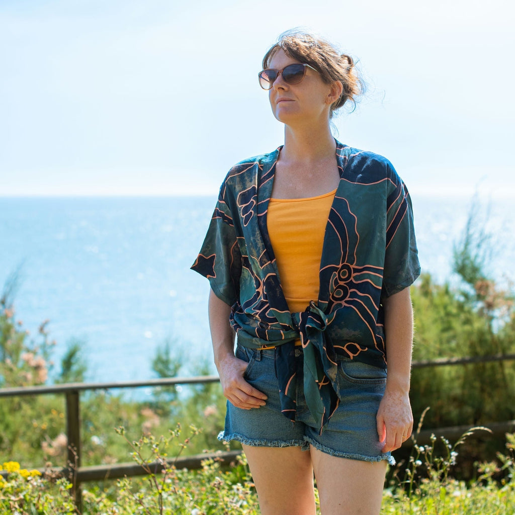 Bali Print Shrug-Siesta Crafts