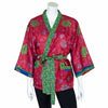 Short Recycled Sari Kimono-Siesta Crafts