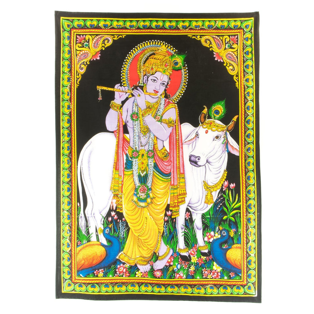 Lord Krishna Wall Hanging-Siesta Crafts