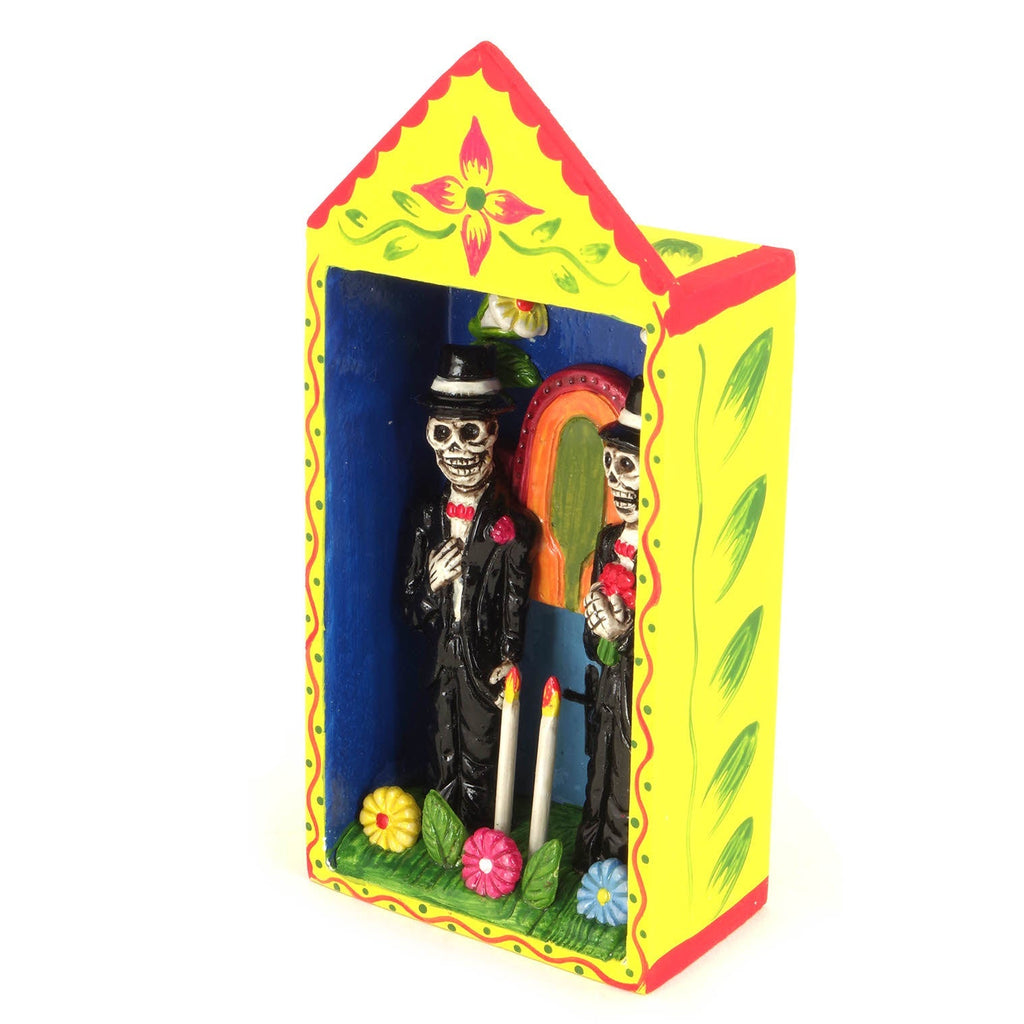 Tall Wedding Retablo - Two Grooms-Siesta Crafts