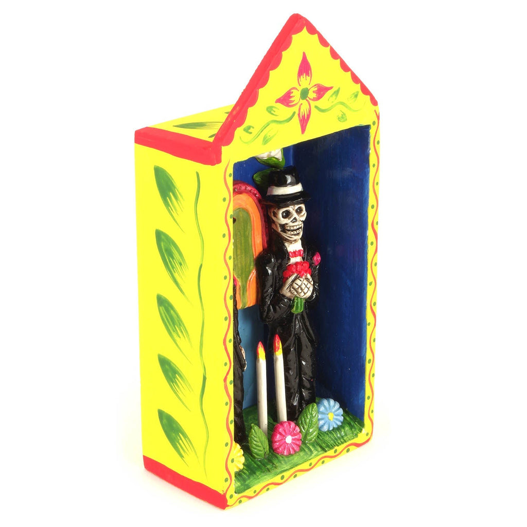 Tall Wedding Retablo - Two Grooms-Siesta Crafts