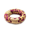Doughnut Singing Bowl Cushion 17cm-Siesta Crafts