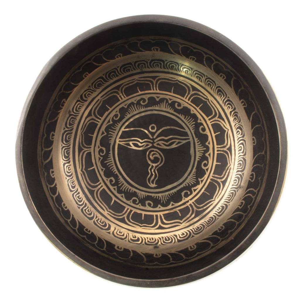 Artisan Buddha Eye Singing Bowl No.27-Siesta Crafts