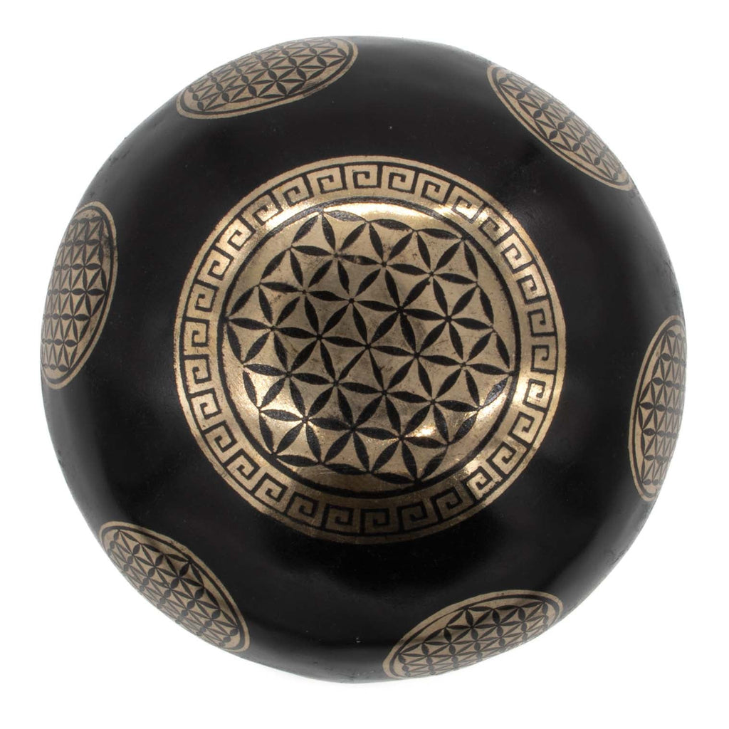 Mustang Black Singing Bowl-Siesta Crafts