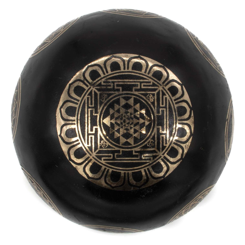 Mustang Black Singing Bowl-Siesta Crafts