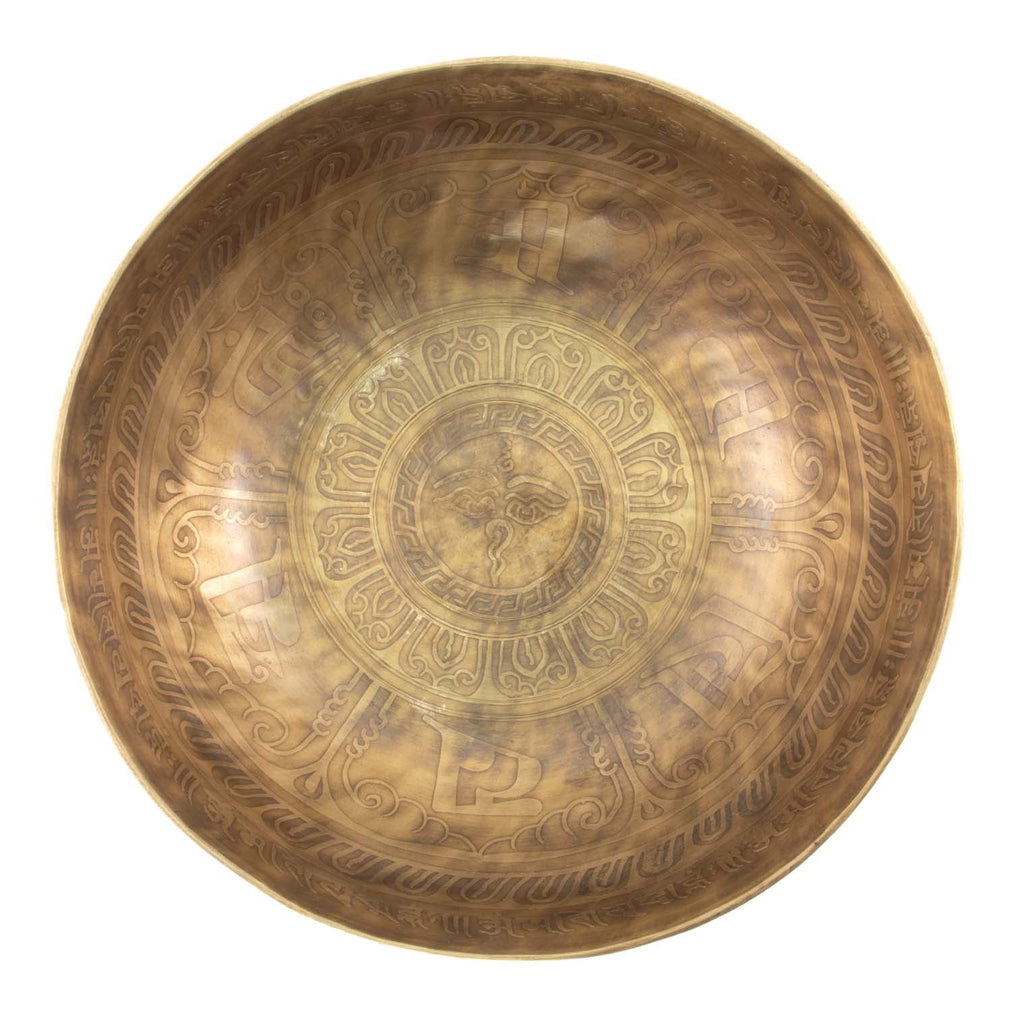 Etched Healing Singing Bowl-Siesta Crafts