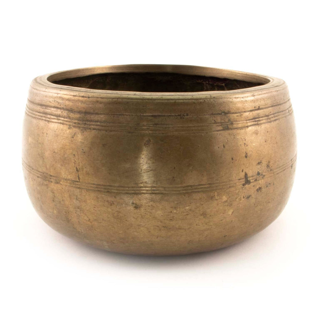Antique Mani Singing Bowl No.40-Siesta Crafts