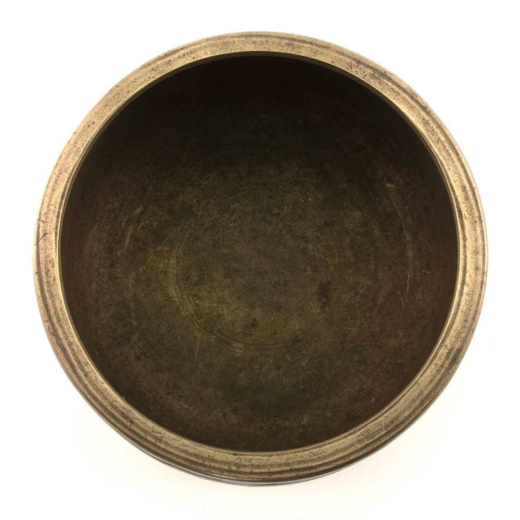 Antique Mani Singing Bowl No.40-Siesta Crafts