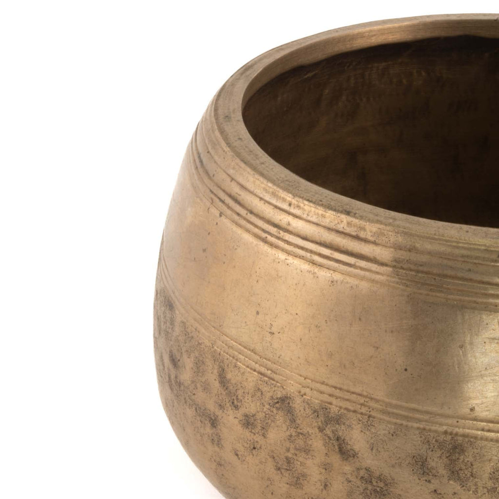 Antique Mani Singing Bowl No.41-Siesta Crafts